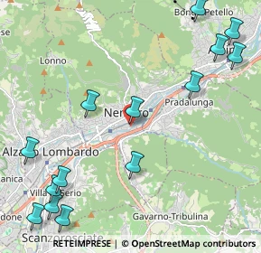 Mappa Via Roggia Morlana, 24027 Nembro BG, Italia (2.86429)