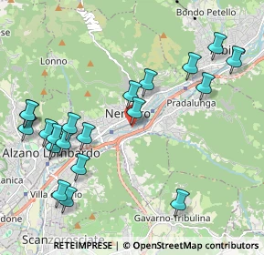 Mappa Via Roggia Morlana, 24027 Nembro BG, Italia (2.344)