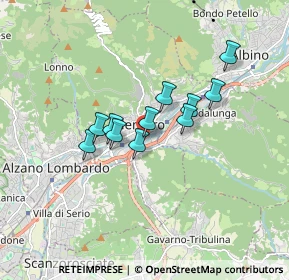 Mappa Via Roggia Morlana, 24027 Nembro BG, Italia (1.21364)