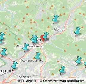 Mappa Via Roggia Morlana, 24027 Nembro BG, Italia (5.39143)