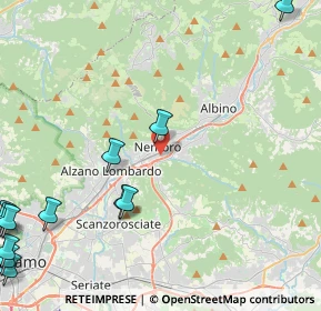 Mappa Via Roggia Morlana, 24027 Nembro BG, Italia (6.72083)