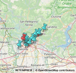 Mappa Via Roggia Morlana, 24027 Nembro BG, Italia (9.8575)