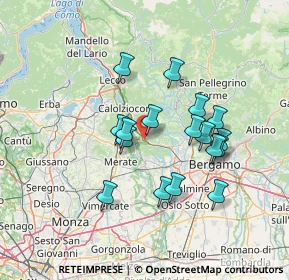 Mappa Strada Statale, 24034 Cisano Bergamasco BG, Italia (12.08706)