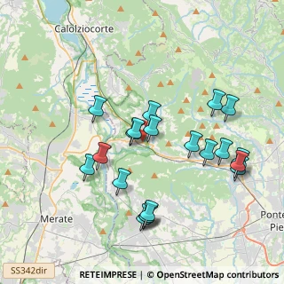 Mappa SS 342, 24034 Cisano Bergamasco BG, Italia (3.8745)
