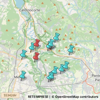 Mappa SS 342, 24034 Cisano Bergamasco BG, Italia (3.67429)
