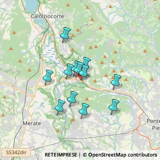 Mappa Strada Statale, 24034 Cisano Bergamasco BG, Italia (2.685)