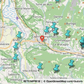 Mappa Strada Statale, 24034 Cisano Bergamasco BG, Italia (3.143)