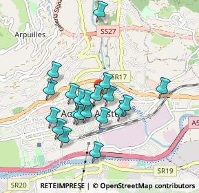 Mappa Via Guido Rey, 11100 Aosta AO, Italia (0.776)