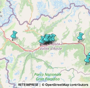 Mappa Via Guido Rey, 11100 Aosta AO, Italia (14.06833)