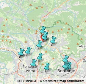 Mappa Piazza Lemine, 24011 Almè BG, Italia (3.90867)