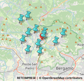 Mappa Piazza Lemine, 24011 Almè BG, Italia (2.82667)