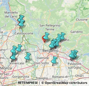 Mappa Piazza Lemine, 24011 Almè BG, Italia (16.67)