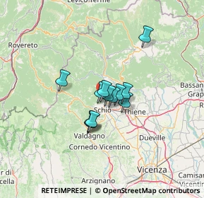 Mappa Via Pornaro, 36015 Schio VI, Italia (7.82917)