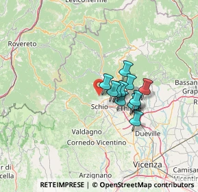 Mappa Via Pornaro, 36015 Schio VI, Italia (8.66167)