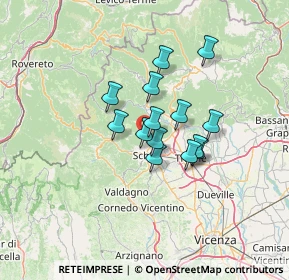 Mappa Via Pornaro, 36015 Schio VI, Italia (9.06929)