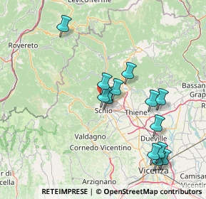 Mappa Via Pornaro, 36015 Schio VI, Italia (14.91462)