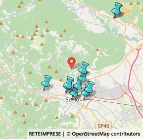 Mappa Via Pornaro, 36015 Schio VI, Italia (3.5775)