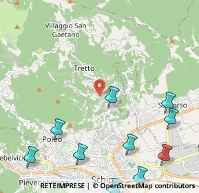 Mappa Via Pornaro, 36015 Schio VI, Italia (3.08818)