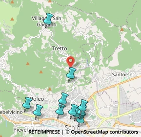 Mappa Via Pornaro, 36015 Schio VI, Italia (2.69545)