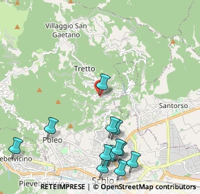 Mappa Via Pornaro, 36015 Schio VI, Italia (2.525)