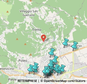 Mappa Via Pornaro, 36015 Schio VI, Italia (2.8285)