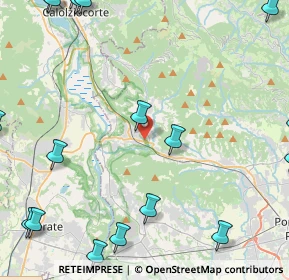 Mappa Piazza Vittorio Veneto, 24034 Cisano Bergamasco BG, Italia (6.936)