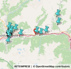 Mappa Via Dora, 11020 Nus AO, Italia (10.035)