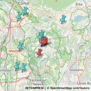 Mappa Via Giuliano Spazzi, 22063 Cantù CO, Italia (3.36071)