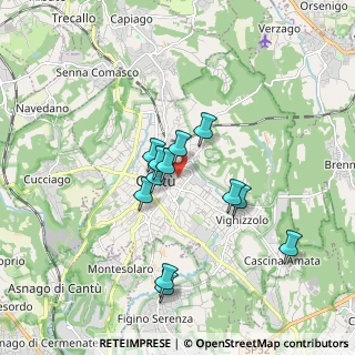 Mappa Via Giuliano Spazzi, 22063 Cantù CO, Italia (1.44833)