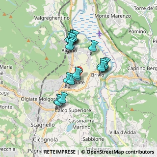 Mappa Via Fontanile, 23883 Brivio LC, Italia (1.43)