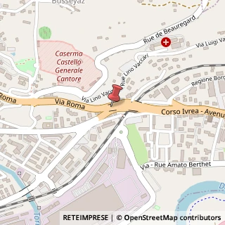 Mappa Corso Ivrea, 11100 Aosta, Aosta (Valle d'Aosta)