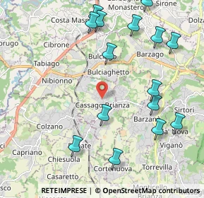 Mappa Via 8 Marzo, 23893 Cassago Brianza LC, Italia (2.44267)