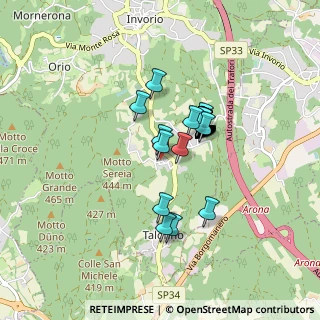 Mappa Via Mescia, 28045 Invorio NO, Italia (0.61379)