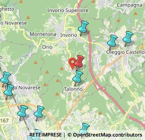 Mappa Via Mescia, 28045 Invorio NO, Italia (3.0325)