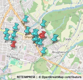 Mappa Via Brughiera, 24011 Villa d'Almè BG, Italia (0.407)