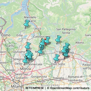 Mappa Via Donizetti, 24034 Cisano Bergamasco BG, Italia (13.90889)