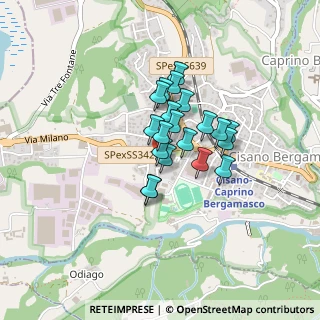 Mappa Via Donizetti, 24034 Cisano Bergamasco BG, Italia (0.273)