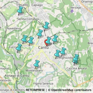 Mappa Via Negroni, 22063 Cantù CO, Italia (1.92385)