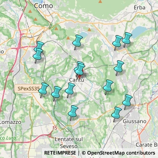 Mappa Via Negroni, 22063 Cantù CO, Italia (3.96733)