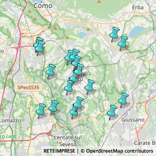 Mappa Via Negroni, 22063 Cantù CO, Italia (3.74789)