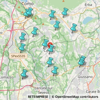 Mappa Via Negroni, 22063 Cantù CO, Italia (4.78176)