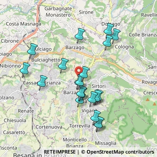 Mappa Via dei Mille, 23891 Barzanò LC, Italia (1.8945)