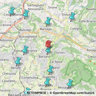 Mappa Via dei Mille, 23891 Barzanò LC, Italia (2.8125)