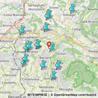 Mappa Via dei Mille, 23891 Barzanò LC, Italia (2.09733)