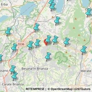 Mappa Via dei Mille, 23891 Barzanò LC, Italia (5.918)