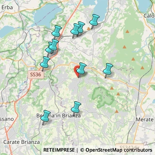 Mappa Via dei Mille, 23891 Barzanò LC, Italia (4.07455)