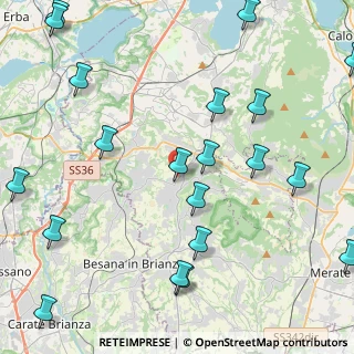 Mappa Via dei Mille, 23891 Barzanò LC, Italia (5.7975)