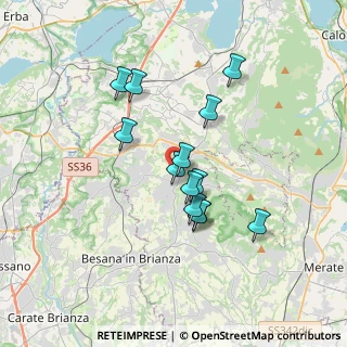Mappa Via dei Mille, 23891 Barzanò LC, Italia (2.87462)