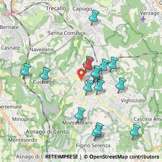 Mappa Via Giulio Cesare, 22063 Cantù CO, Italia (1.86563)