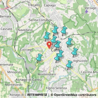 Mappa Via G. Cesare, 22063 Cantù CO, Italia (1.36636)